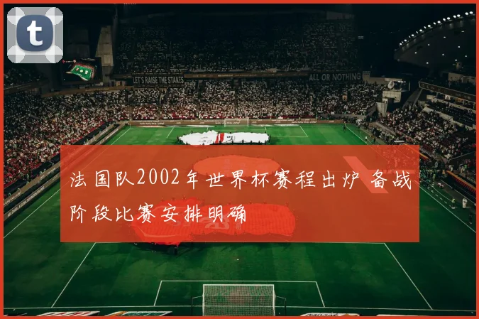 法国队2002年世界杯赛程出炉 备战阶段比赛安排明确